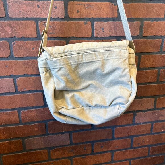 Arizona Y2K Tan Cargo Purse Messenger Bag 90s Rare Pockets Crossbody Satchel - Picture 5 of 16